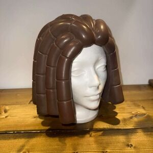 Vintage 2006 Toy Quest Brown Dreadlocks Foam Wig Anime Manga Cosplay Comic